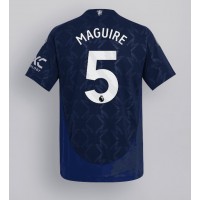 Fotbalové Dres Manchester United Harry Maguire #5 Venkovní 2024-25 Krátký Rukáv